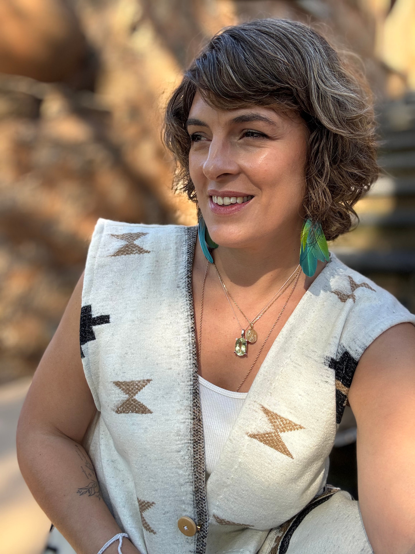 Camille Soustra, souriante